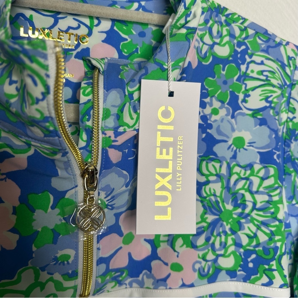 Lilly Pulitzer Luxletic Half-Zip Pullover – Size M (NWT) - Picture 6 of 7